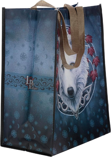 Lisa Parker Guardian of the Fall Wolf Reusable Shopping Bag