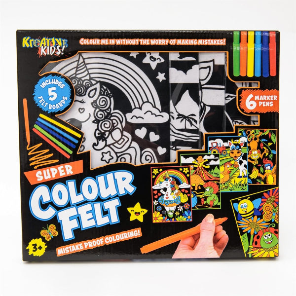 Kandy Toys Kreative Kids Colour Felt Art Kit