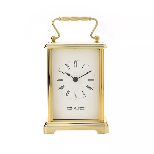 Widdop Brass Effect Carriage Clock