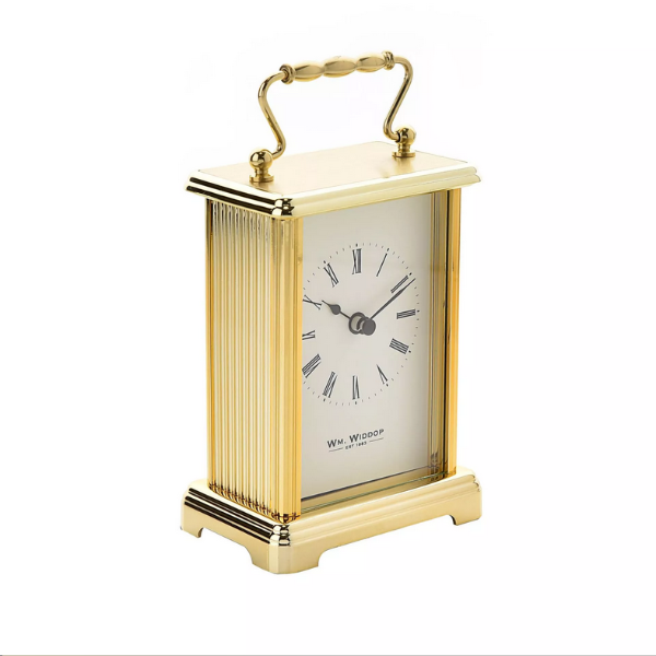 Widdop Brass Effect Carriage Clock