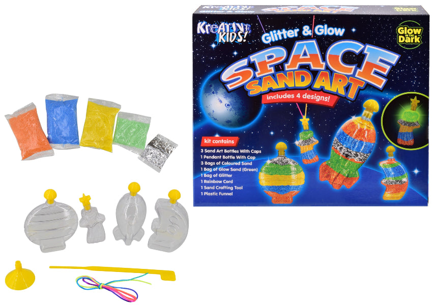 Glitter And Glow Space Sand Art
