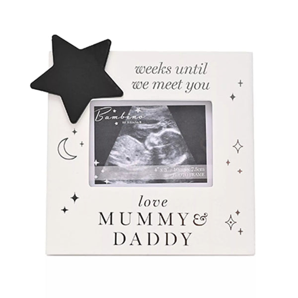 Bambino Countdown Baby Scan Frame Love Mummy & Daddy
