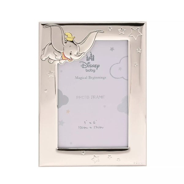 Disney baby photo frame with Dumbo design on a white background