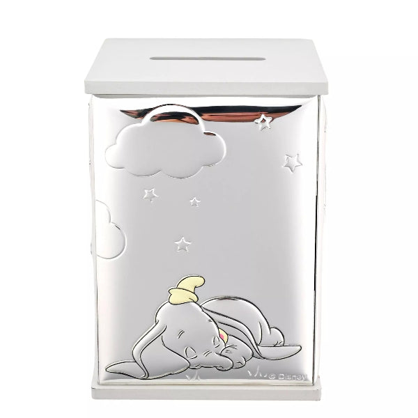 White储蓄罐 with cartoon character on a white background