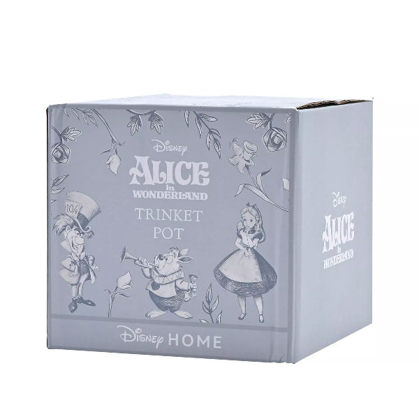 Disney Alice in Wonderland trinket pot packaging on a white background