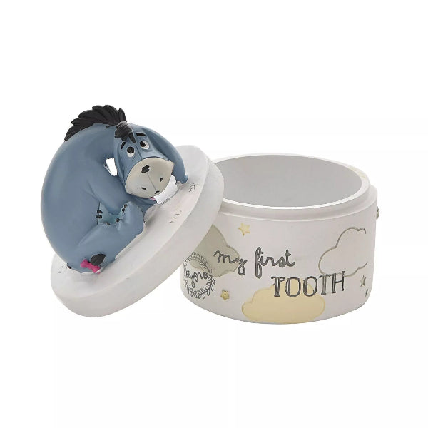 Disney Magical Tooth & Curl Keepsake Pots - Winnie The Pooh & Eeyore 10cms