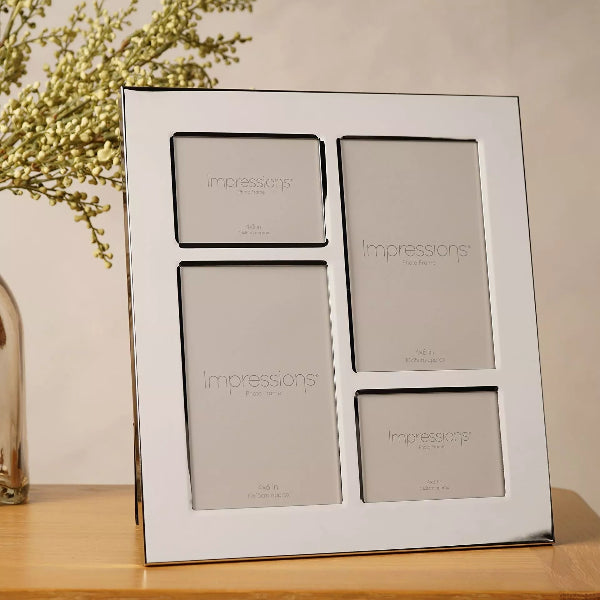 Set of Impressions photo frames on a wooden surface with a neutral background