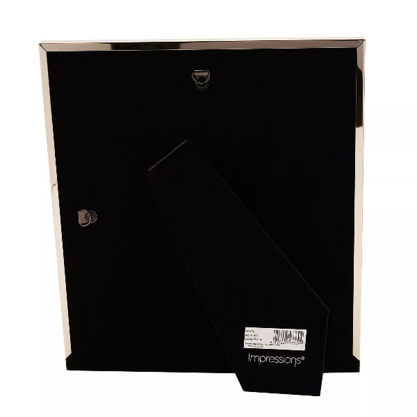 Black photo album with a visible brand label on a white background