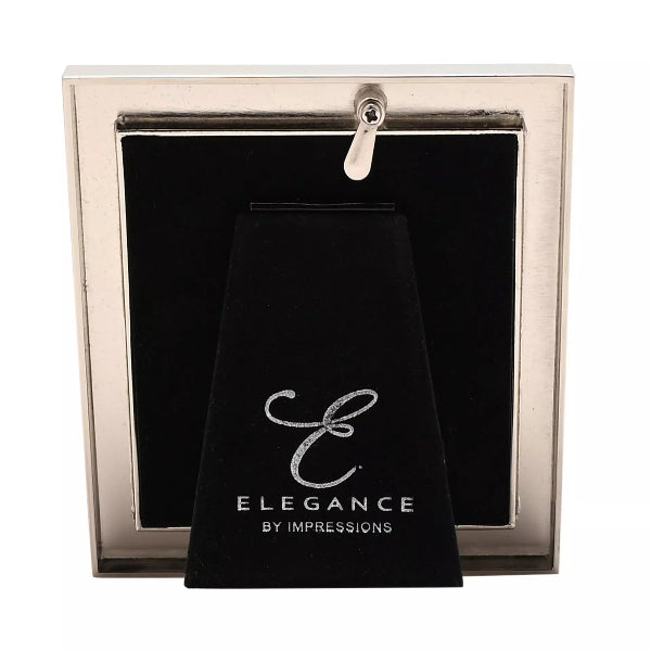 Impressions Elegance Grey Mother of Pearl Photo Frame 3" x 3"