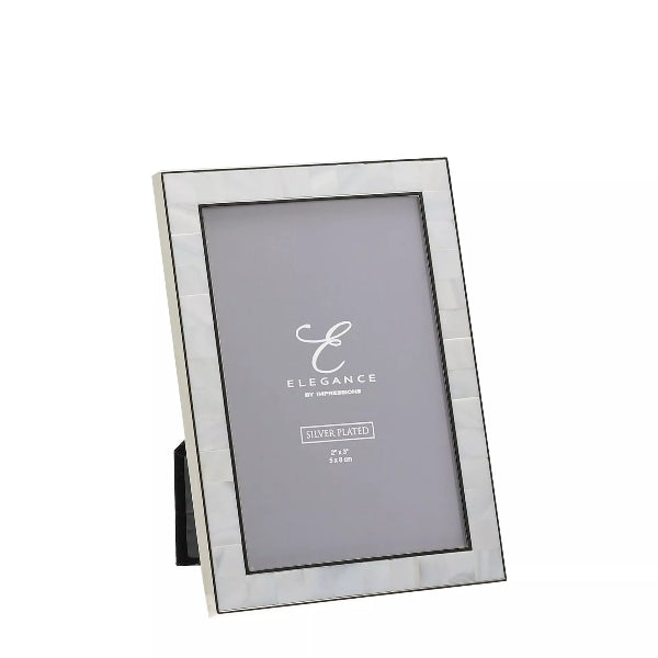 Impressions Elegance Metal & Mother of Pearl 4" x 6" Frame