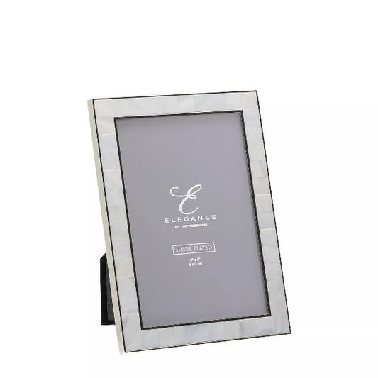 Impressions Elegance Metal & Mother of Pearl 4" x 6" Frame