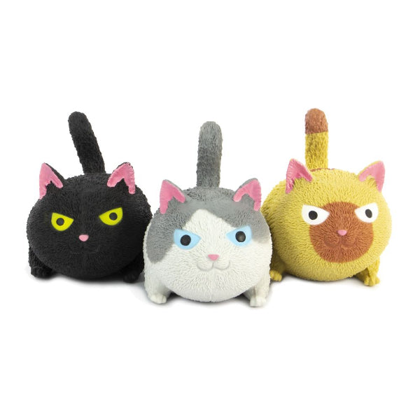 Keycraft Squidgy Cat 12cms (4 cat designs, 1 will be sent at random)