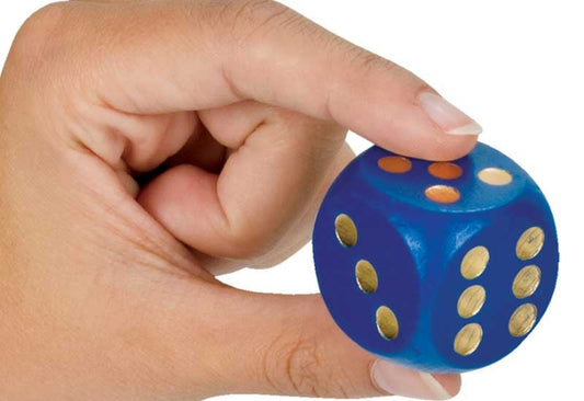 Tobar Extra Large Wooden Dice - 1 Colour Sent at Random